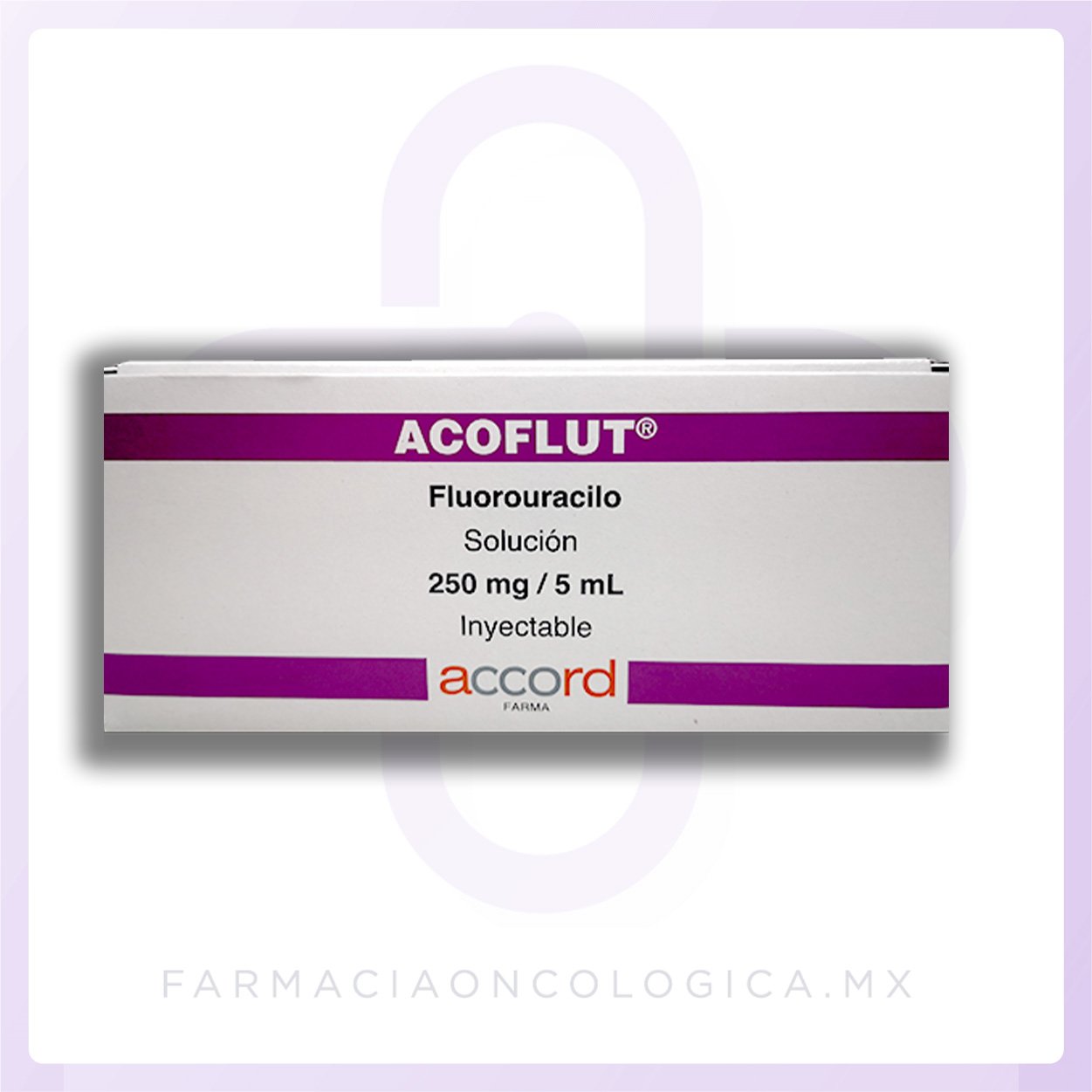 Acoflut Fluorouracilo 250mg/5mL solución inyectable. Accord. - Alta especialidad
