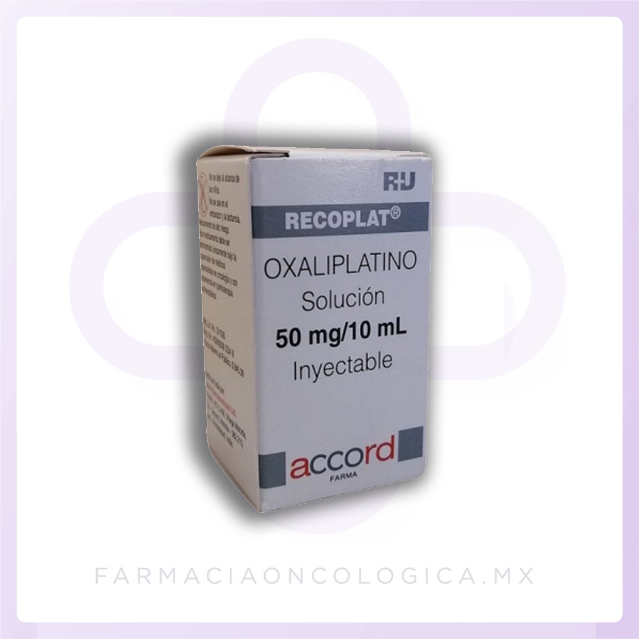 Recoplat Oxaliplatino 50mg/10mL solución inyectable. Accord. -Alta especialidad