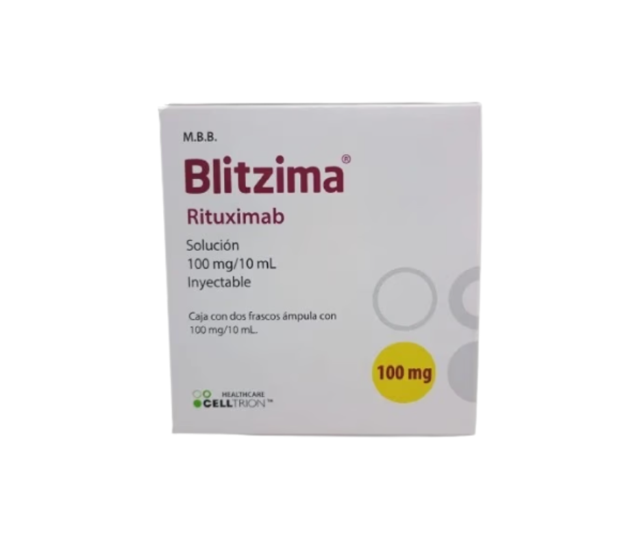 "Blitzima Rituximab 100 mg/10 mL Solución inyectable Celltrion"